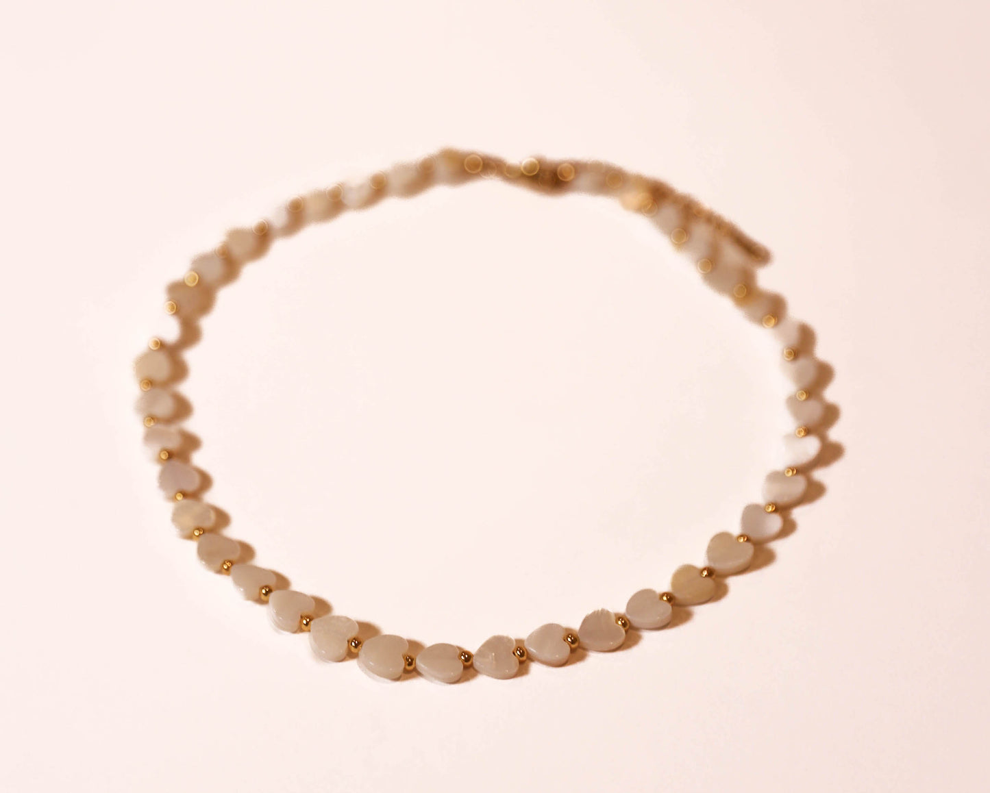 Dainty Multi Heart Beaded Necklace