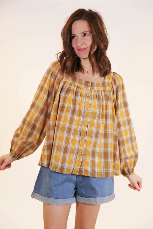 Meet Me at The Hay Ride Blouse