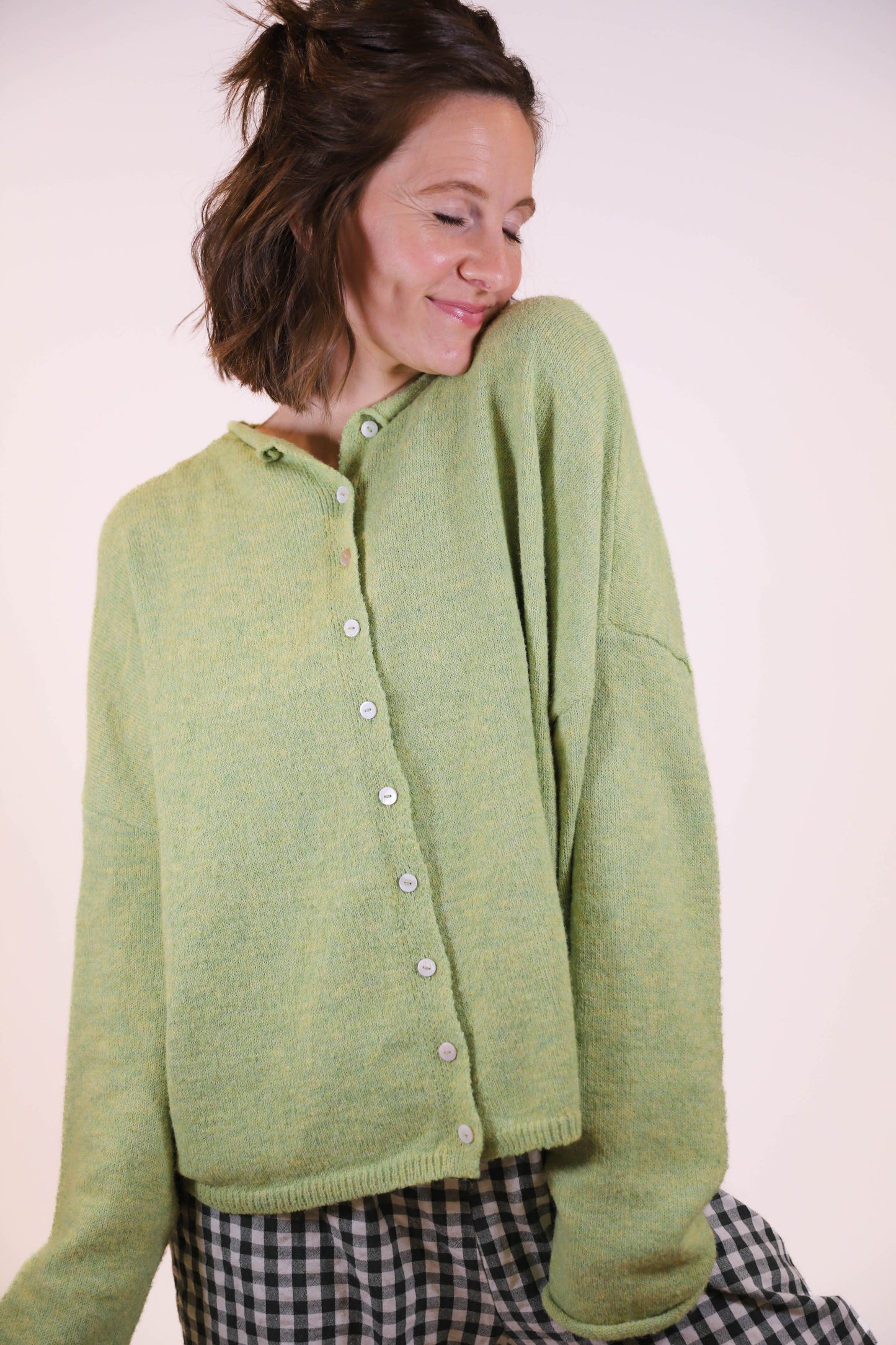 Sweet Nothing Cardigan in Lemongrass